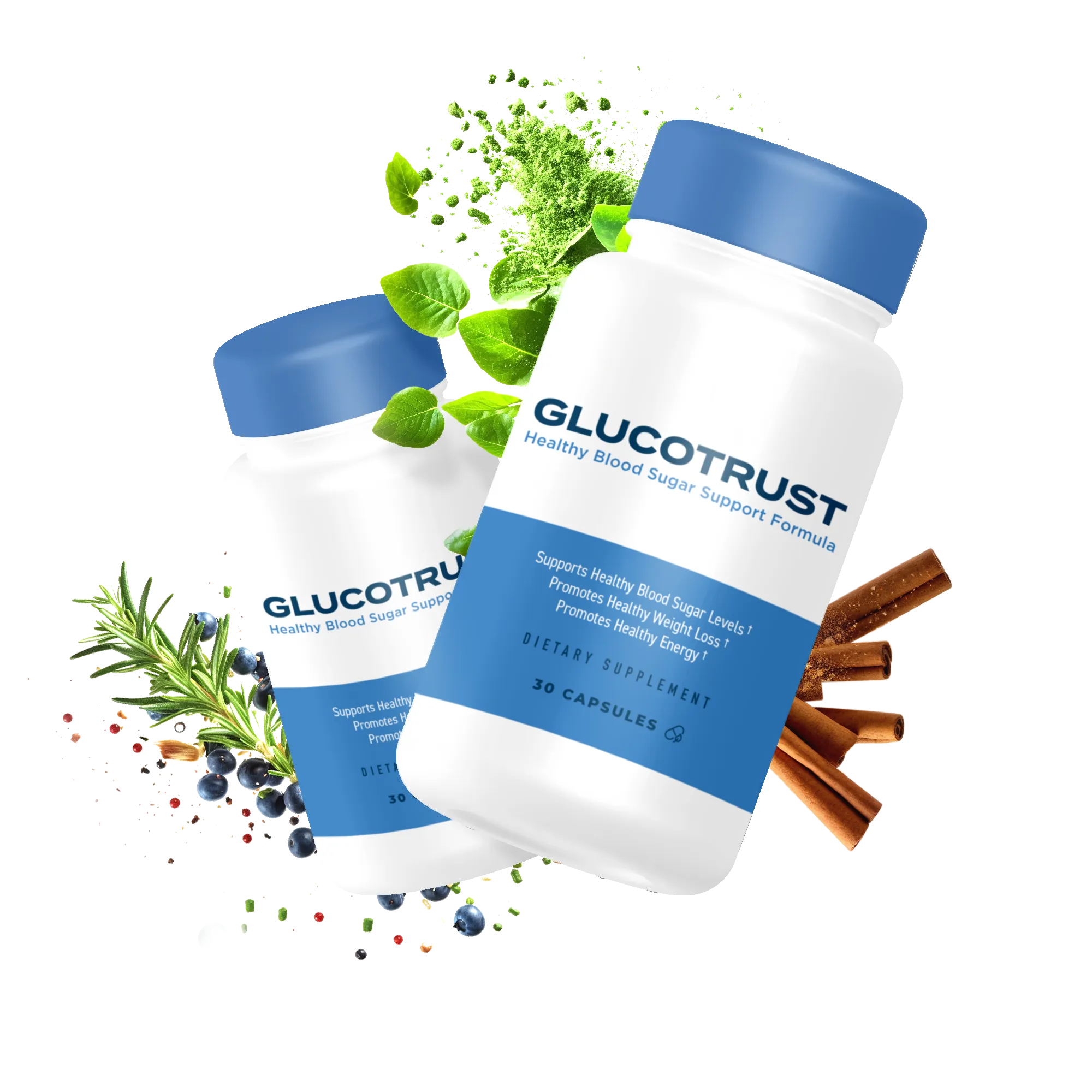 Glucotrust supplement bottles